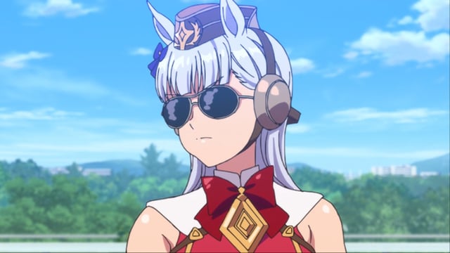 A screenshot featuring Gold Ship in Umamusume.
