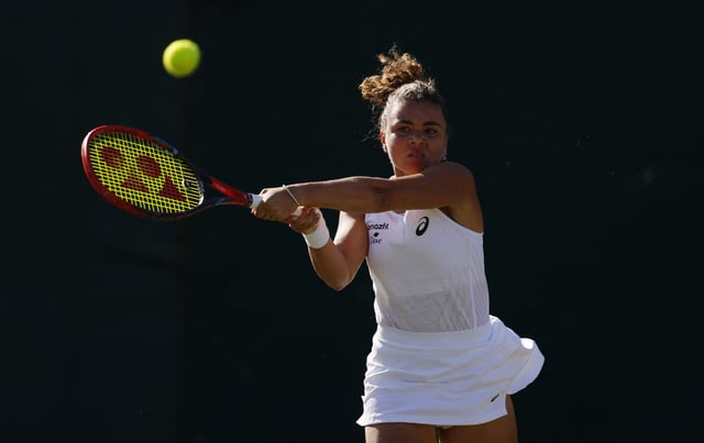 Tennis - Wimbledon - All England Lawn Tennis and Croquet Club, London, Britain - July 2, 2025 Italy's Jasmine Paolini in action during her second round match against Russia's Kamilla Rakhimova REUTERS/Andrew Couldridge/File Photo