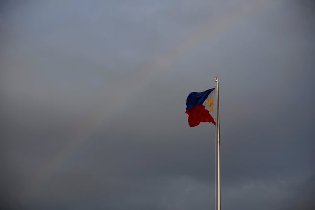 The Philippine national flag is pictured in Manila, Philippines, January 8, 2020. REUTERS/Willy Kurniawan/File photo