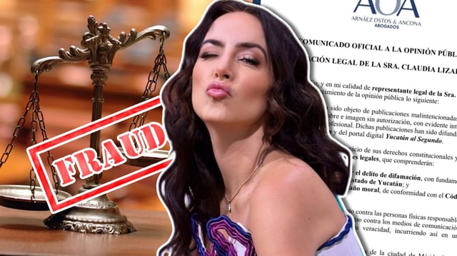 Claudia Lizaldi niega acusaciones por fraude en Mérida y prepara demanda por difamación. / Foto: Especial
