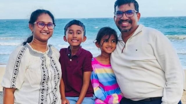 The family had been living in an area in Dallas, and were returning from a visit to some relatives, reports said.