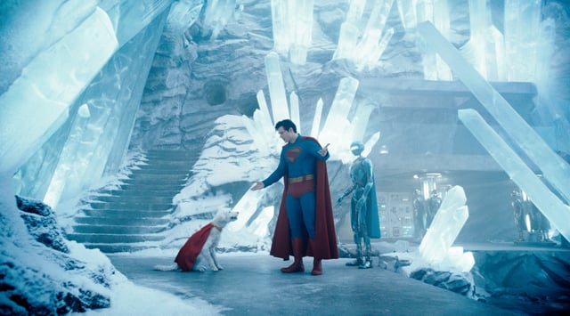 DAVID CORENSWET as Superman in Warner Bros. Pictures’ “SUPERMAN,” a Warner Bros. Pictures release.