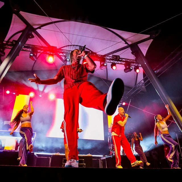 Ein Auftritt von der Band Culcha Candela 