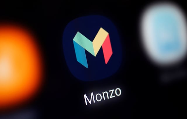 A Monzo logo is seen in this illustration taken January 6, 2020. REUTERS/Dado Ruvic/Illustration/File Photo