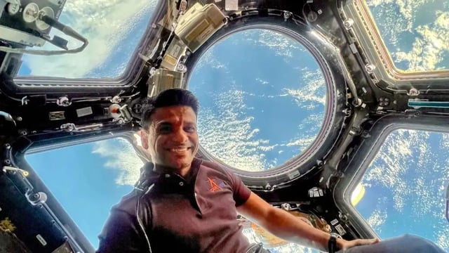 Over the next few days, the ISS will be visible over various parts of India, giving skywatchers a rare chance to witness the orbiting lab that carries Shubanshu Shukla. Image courtesy: Isro