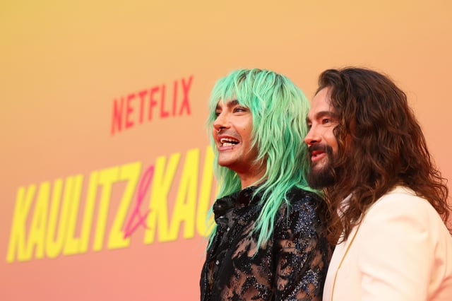 BERLIN, GERMANY - JUNE 12: Bill Kaulitz and Tom Kaulitz attend the Netflix Launch Event for Kaulitz & Kaulitz Season 2 at Delphi Filmpalast on June 12, 2025 in Berlin, Germany. (Photo by Sebastian Reuter/Getty Images for Netflix)