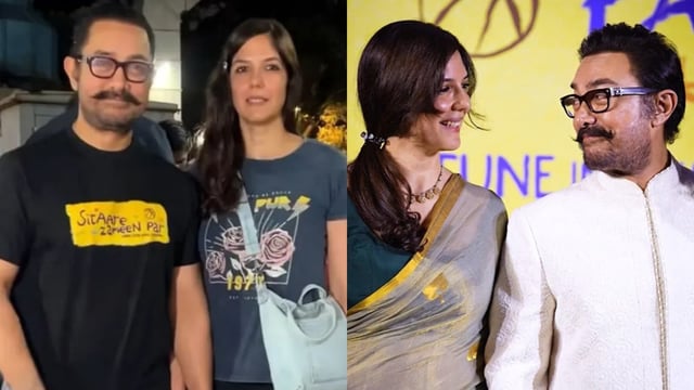 Aamir Khan and Gauri Spratt