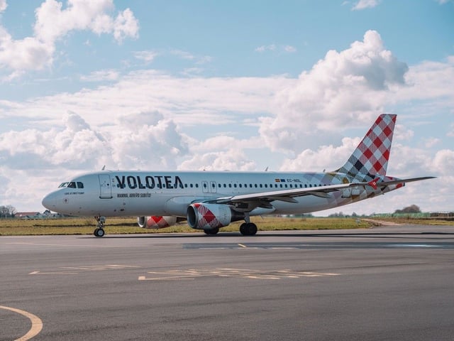 Un avión de volotea en una imagen de archivo.