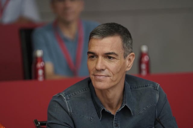 El secretario general del PSOE y presidente del Gobierno, Pedro Sánchez.