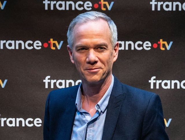 Le journaliste Julien Arnaud au siège de France Télévisions, le 6 février 20225 à Paris
