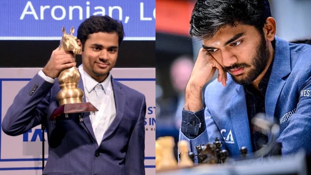 Arjun Erigaisi, D Gukesh | Image:  ANI
