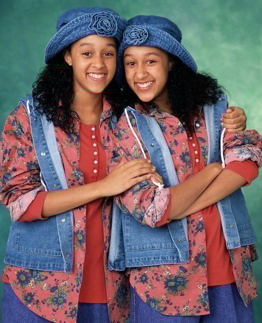 Tia and Tamera Mowry in Sister Sister.