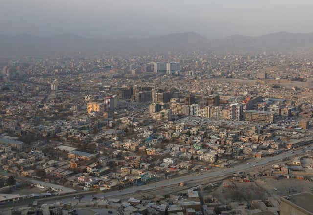 An aerial view of Kabul, Afghanistan January 1, 2017. REUTERS/Mohammad Ismail