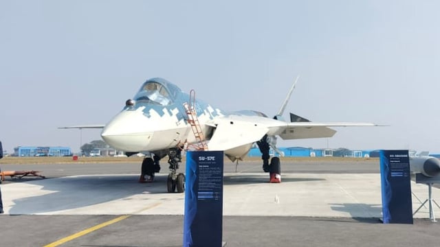 Among the platforms being considered for India is the Russia fighter jet, Su-57. Image: Firstpost