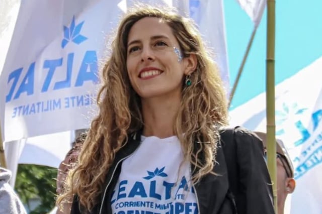 Alexia Abaigar, la funcionaria bonaerenses detenida el 24 de junio por el escrache a la casa de José Luis Espert