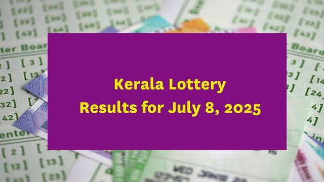Kerala Lottery Results for July 8, 2025