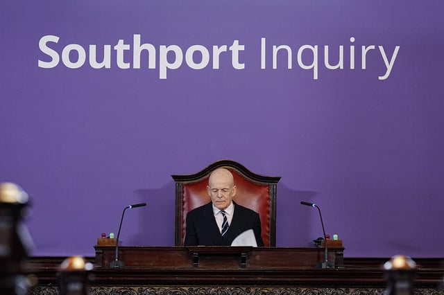 Sir Adrian Fulford, the inquiry chairman
