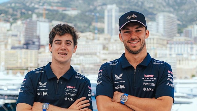Franco Colapinto encontró en Pierre Gasly un gran rival y buen compañero de equipo.
