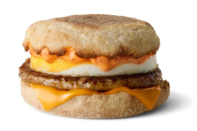 McDonald&#39;s new Spicy Sausage McMuffin with Egg is only available for a limited time.