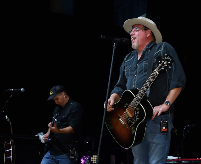 Pat Green performs at the Cattle Barons Ball held at the 713 Music Hall Saturday Sept. 9, 2023. Texas-based Country singer Pat Green is grieving the loss of his brother, his brother&#39;s wife and two of their children swept away in the Texas Hill Country floods. 