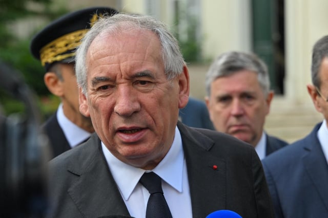 Le premier ministre François Bayrou a présenté la reforme de l’administration territoriale de l’État, le 8 juillet 2025, à Chartres.