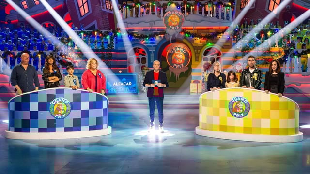 Equipo azul y amarillo en 'El Grand Prix'