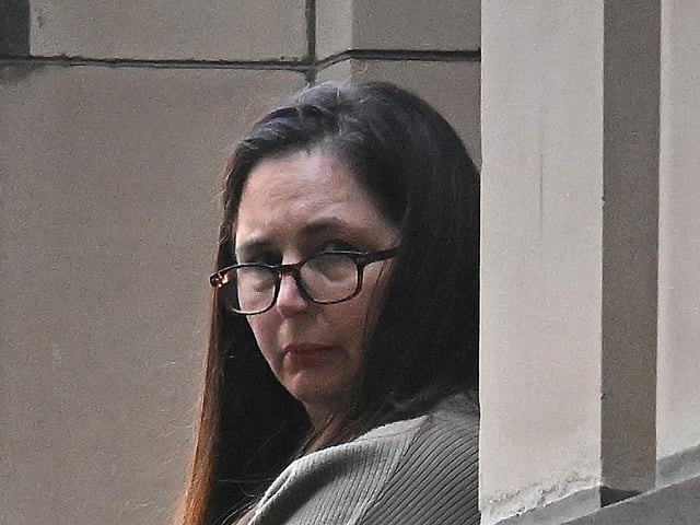 Erin Patterson is photographed in Melbourne, on April 15, 2025. (James Ross/AAP Image via AP)
