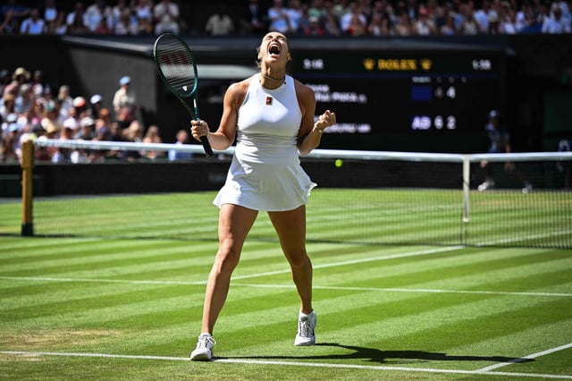 La furia de Aryna Sabalenka, a quien le costó mucho vencer a Laura Siegemund en Wimbledon
