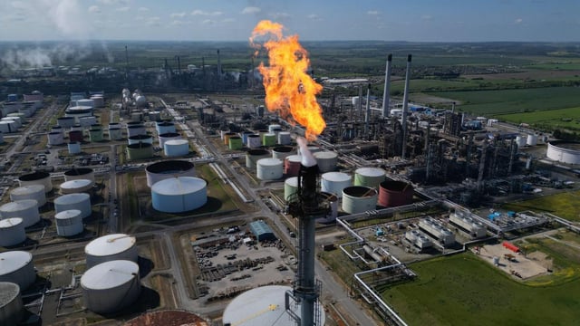 The Lindsey oil refinery in Lincolnshire was placed into the hands of the official receiver last week