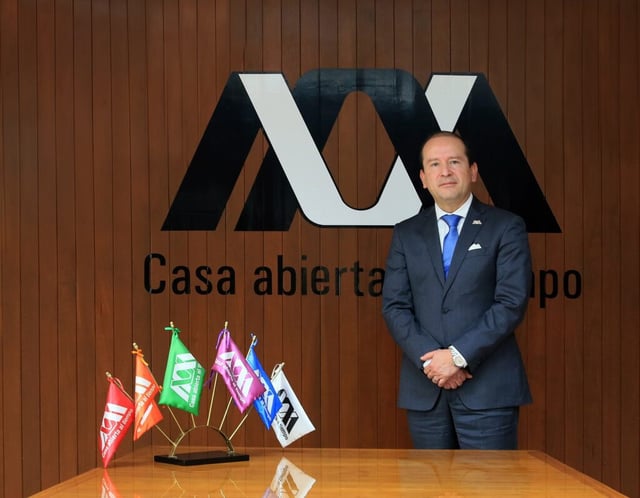 El rector general de Universidad Autónoma Metropolitana, Gustavo Pacheco López.
