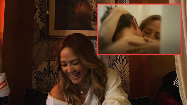 Andrea Legarreta reacciona a sus escenas candentes junto a Fernando Colunga en “Amanecer”