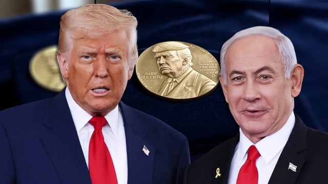 Netanyahu propone a Trump para el Nobel de la Paz tras reunión en Washington. Contiene imagen creada con inteligencia artificial. FOTO: Especial