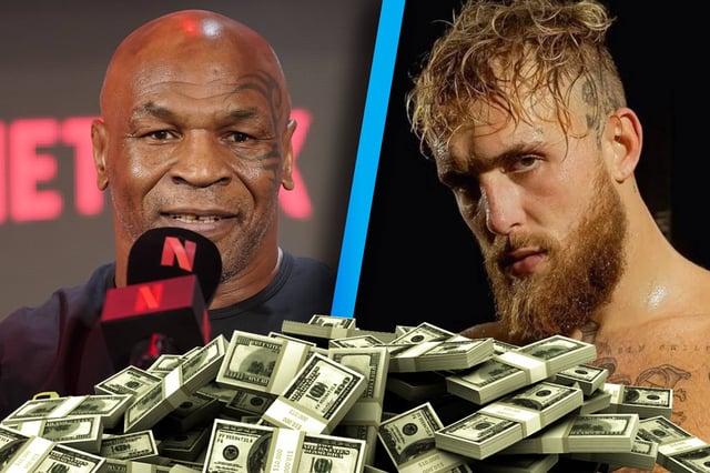Jake Paul y Mike Tyson apuestan $1 millón de dólares por la pelea Taylor vs Serrano. (Foto: Especial GH)