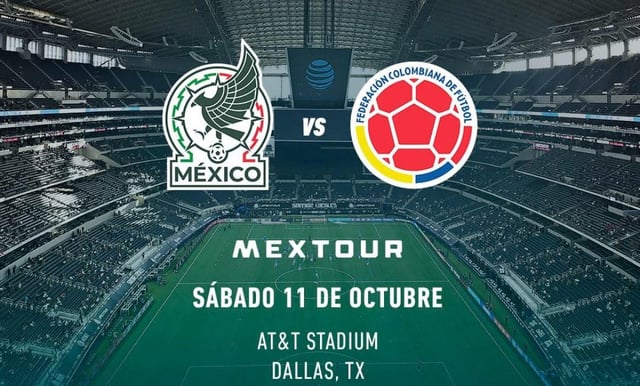 Enfrentará México a Colombia en partido amistoso en octubre