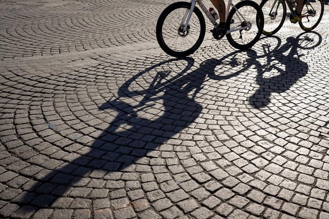 Bikes are seen in this file photo. Two cyclists were seriously injured in a hit and run in Prince George on Monday. A suspect was arrested.