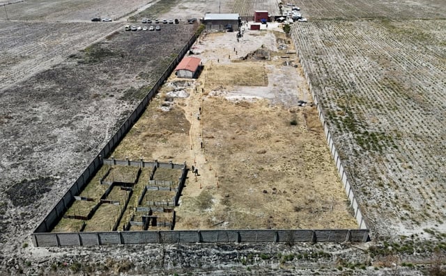 The Izaguirre Ranch in western Mexico believed to have been used as a cartel forced recruitment center