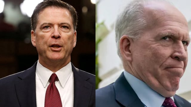 Investigations into ex-CIA Director John Brennan and former FBI Director James Comey are underway regarding their involvement in the discredited 2016 Trump-Russia collusion narrative.