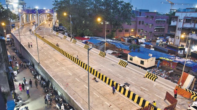 The flyover will be inaugurated by chief minister Devendra Fadnavis. (HT Photo)