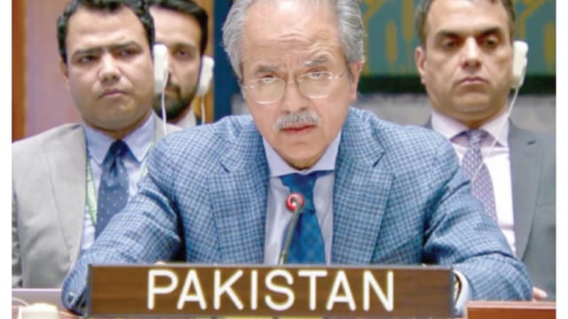 ​Pakistan's UN Ambassador Asim Iftikhar Ahmad warned UN of Afghanistan becoming a terrorism hub​