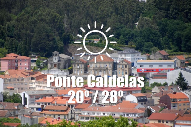 El tiempo en Ponte Caldelas: previsión meteorológica para hoy, miércoles 9 de julio