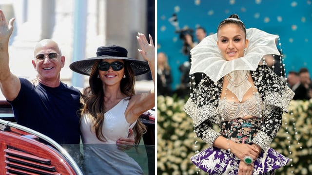 Indian socialite Natasha Poonawalla was a guest at Lauren Sánchez's wedding with Jeff Bezos. 