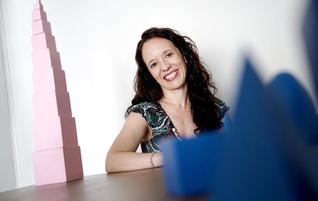 La ingeniera y educadora Miriam Escacena, después de mantener la entrevista con EL PERIÓDICO.