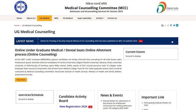 MCC NEET UG Counselling 2025: Registrations to Begin Soon | Image: File Phtoto