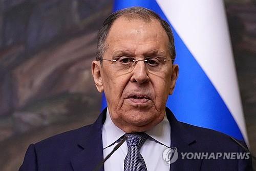 This EPA file photo shows Russian Foreign Minister Sergei Lavrov on 26 June, 2025. (Yonhap)
