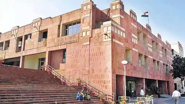 JNU administrative building.(HT file)