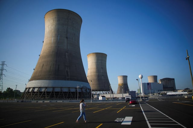 The former Three Mile Island nuclear power plant in Londonderry Township, Pennsylvania, U.S., June 25, 2025. REUTERS/Eduardo Munoz/File Photo