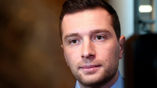 Le président du Rassemblement national Jordan Bardella.