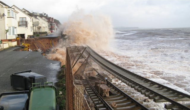 Lack of funding leaves Devon rail route vulnerable to collapse