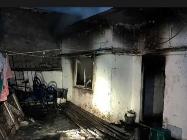 Incendió en La Plata, murió un nene de 7 años. Foto: LaBuenaInfo