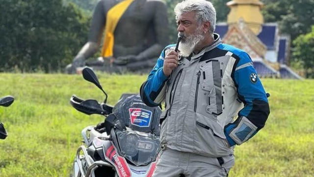 Ajith Kumar is known for his passion for not just acting, but motorcycles and cars too. 